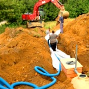 Upgrade drain field, sewer line or pipes.